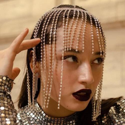 StoneFans Luxury Rhinestone Layered Headband Bridal Hair Accessories Wedding Jewelry Luxury Crystal Crown Headpiece Girls Gift