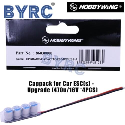 1Pcs Hobbywing Low-impedance Capacitor Module 4 for Ezrun Xerun Car ESC Super Capacitor Module#4 Module 470u/16V *4PCS