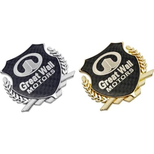 Car Styling Automobile Window Stickers For Great Wall H6 Hover M4 H3 H5 Wingle C30 Metal Carbon Fiber Anti Scratch Badge Decal