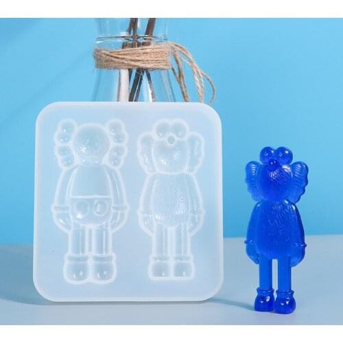 NOT AS LONG diy Crystal Epoxy Mould Sesame Street Mould Mirror Pendant Making Pendant Machine Silicone Resin Mould Handmade