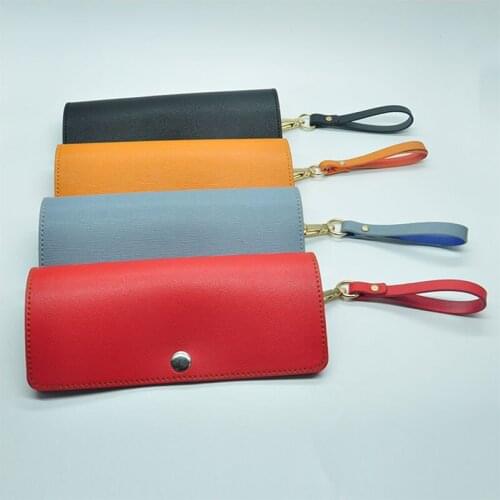 Neutral Leather Coin Purse With Lanyard Multifunctional Glasses Case Glasses Sunglasses Case Glasses Accessories Wallet