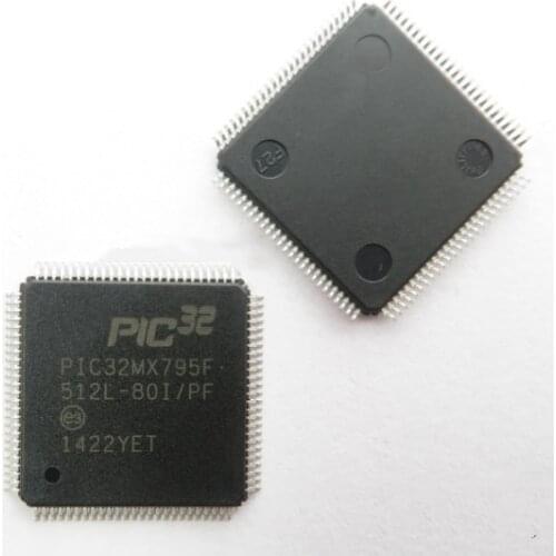 2PCS New PIC32MX795F512L-80I/PF TQFP10