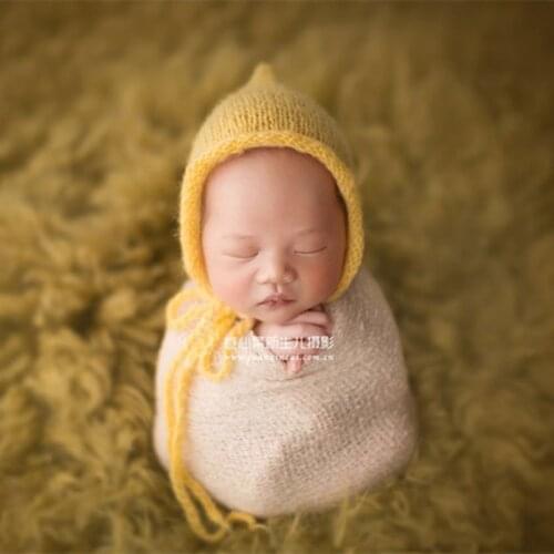 Newborn Stretch Rayon Wrap Photography Props Jersey Sweater Wrap Baby Swaddle Blanket Photo Props