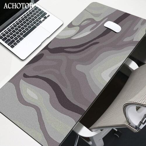 Personalized Gaming Mouse Pad Art Table Mats Office Carpet Desk Pad Mouse Mat Gray Big Mousepad Rubber Mat for Computer Table
