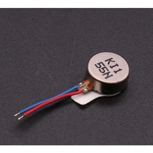 0834 DC 3-5V Phone Coin Flat Vibrating Vibration Vibration Motor MINI Micro Motor 8*3.4mm For Phone Coin Massager Moteur
