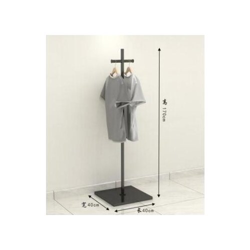 Simple clothing store display stand floor type Nakajima rack front side hanger simple wedding dress rack can be customized