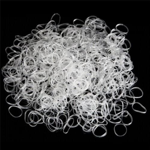 300pcs/pack Elastic Hair Bands Ties Braids Plaits Headband Rubber Rope Ponytail Holder Girls Hair Accessories