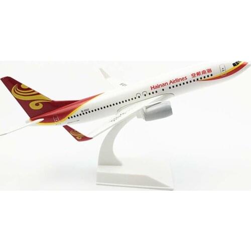 20cm Aircraft Boeing 737 Hainan Airlines B737 Alloy Plane Model Toys Children Kids Gift for Collection