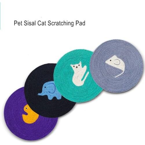 Sisal cat scratching plate claw pad grinder resistant scratching cat claw plate large sisal cat scratching pad funny cat toy