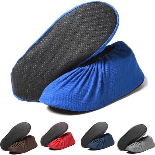 Thick Reusable Shoe Covers New Non-woven Shoe Cover Household Washable Shoes Covers Non-slip Non-disposable Guests Family Tools