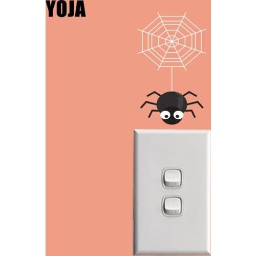 YOJA Living Room Bedroom Home Decor Wall Sticker PVC Colour Switch Decals Spider 12ss0418