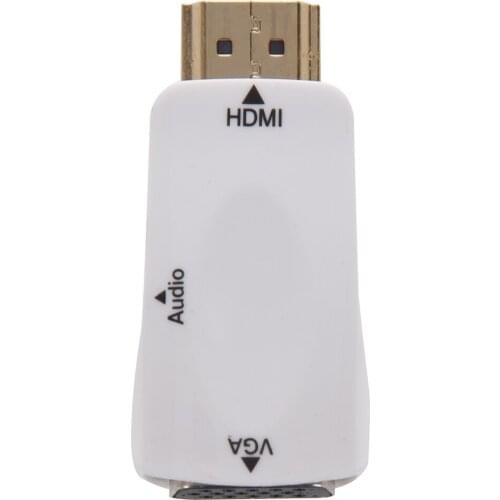 1080P HDMI Male to VGA Female Adapter Video Converter with Audio Output