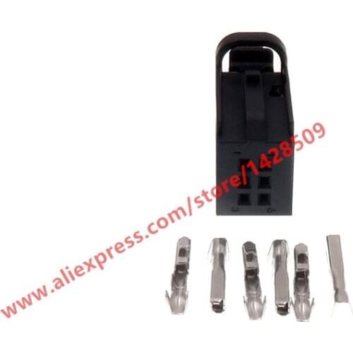 5 Sets 6 Pin Automotive Car Door Reversing Rear Cover Plug Cable Connector For Auto Benz 0-1534121-1