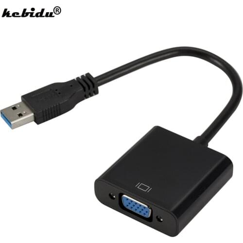 USB 3.0 to VGA Adapter 1080P External Video Card Multi Display Converter for Win 7/8/10 Desktop Laptop PC Monitor Projector