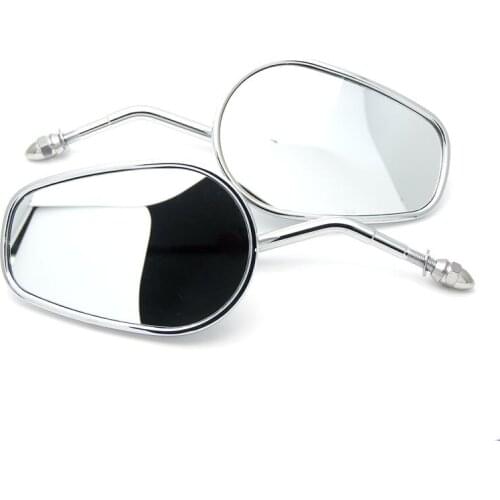 For Harley Sportster 883 XLH883 Softail FXST Electra Glide Touring Motorcycle Aluminum Side Rearview Mirrors