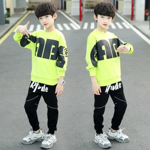 White Slim Spring Summer Girls Clothing Suits Sweatshirts +Pants 2pcs/Set Kids Teenager Outwear Sport Beach School High Quality