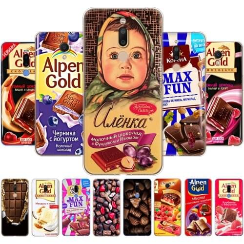 For Meizu M6T M6S Case For Meizu X8 Phone Cover For Meizu 16th plus 16S Bumper Silicon Fundas Back alenka bar wonka chocolate