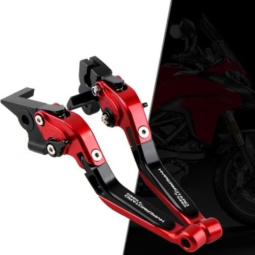 For Ducati HYPERMOTARD 796 2010 2011 2012 Motorcycle Accessories Foldable Brake Clutch Levers LOGO HYPERMOTARD 796
