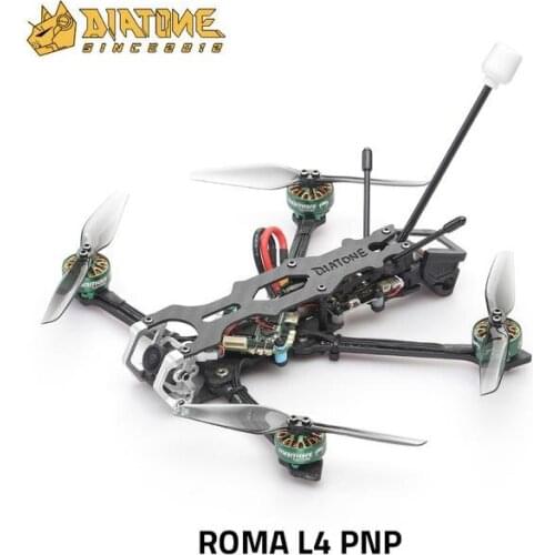 DIATONE Roma L4 MAMBA F722 AIO ULTRA TINY VTX RUNCAM NANO2 M8 PLUS GPS TOKA 1404 3000KV 4S 4inch FPV Micro Long Range Drone PNP