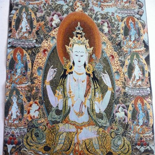 El Tíbet Nepal tara Buda Kuan estatua Guan Yin thangka La Paz riqueza