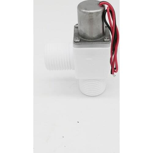 Micro Pulse Bistable Solenoid Valve, 1/2" Plastic Valve for Sensor Sanitary , Bathroom and Urinal Energy Saving Valve