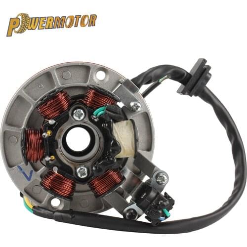 Motorcycle Scooter Generator 6 Coils Magneto Stator Suitable for Lifan and Yinxiang kick start 140CC engine