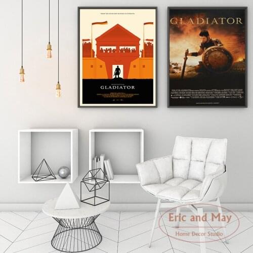 Gladiator Canvas Painting Posters And Prints Pictures On The Wall Vintage Decorative Home Decor Tableau