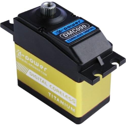 K-power DMC090 45g/9.3kg/0.08s Digital Titanium Gear Servo 4.8V-6V For 1/10 Touring Drift RC Plane