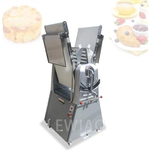 Commercial Pastry Machine Vertical Crisp Machine Electric Pastry Sheeter Full Stainless Steel Dough Pressing Roll Machine