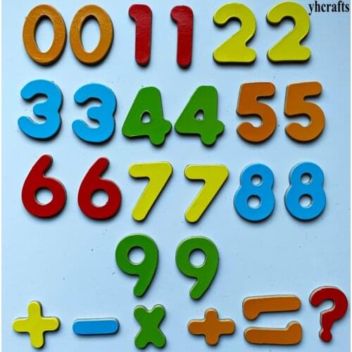 26PCS/LOT.0-9 Numbers fridge magnet math toys Teach your own Intelligence toys DIY puzzle games Self learning Birthday gifts OEM