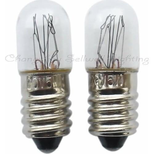 E10 T10x28 220v 5w New!miniature Lamp Bulb Free Shipping A357