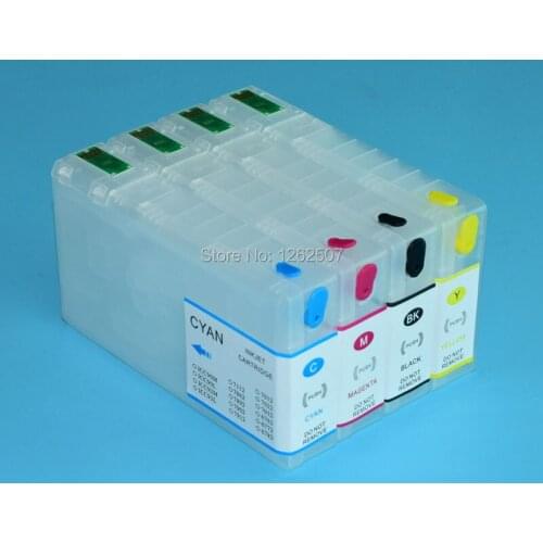 T7861 T7862 T7863 T7864 Empty refillable ink cartridge with chip for Epson workforce WF-4630 Printer