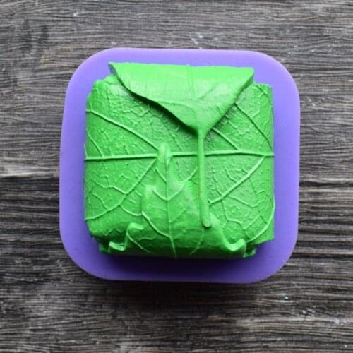 Silicone leaves handmade soap mold resin clay mold aroma stone molds SQ1555