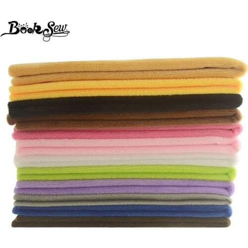 Booksew Super Soft Plush Fabric Patchwork Sewing Material Flannel Cloth DIY Handcrafted Pillow Toys Bedclothes Pajamas 50x178cm