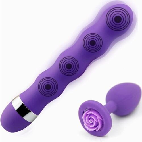 Erotic G Spot Vibrator Anal Plug Butt Clitoris Vagina Stimulator Sex Toys For Woman Adult Dildo Masturbator Sexo Products Shop