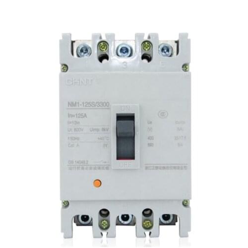 1pcs Molded case circuit breaker open NM1-125S (100S) / 3300 16A-125A multi-selection 3P