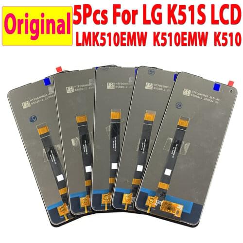 5 Piece/lot 6.55‘’ Amoled For LG K51S LMK510EMW LM-K510EMW LCD Display Touch Screen Digitizer Assembly Replacement Accessory