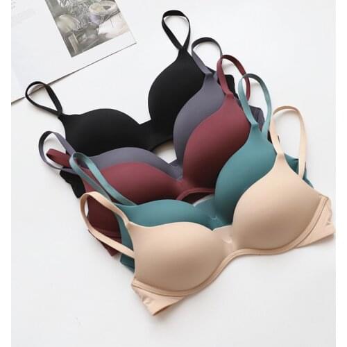 Seamless wirefree Bras for Women Push Up Bras Wireless Female Brassiere A B Cup Underwear Sexy Bra 3/4 Cup Sexy Lingerie