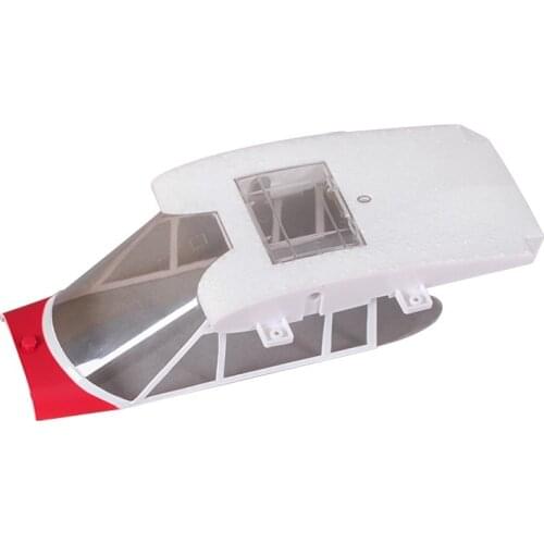 FMS 1400mm 1.4m J3 Cub Piper V3 Red Canopy Set FMSRK113 RC Airplane Model Hobby Plane Airplane Spare Parts J-3