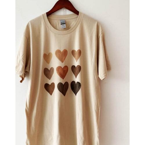 2021 Melanin Shades Heart Pride T shirt Unisex Men Women Black People Graphic Tees Short Sleeve Cotton Top Summer Freedom Shirts