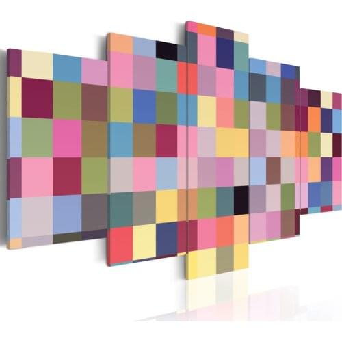 Gallery Of Colors Home Wall Decoration Landscape Five Piece Set Canvas Printing Drawing Living Room Modern Space Art