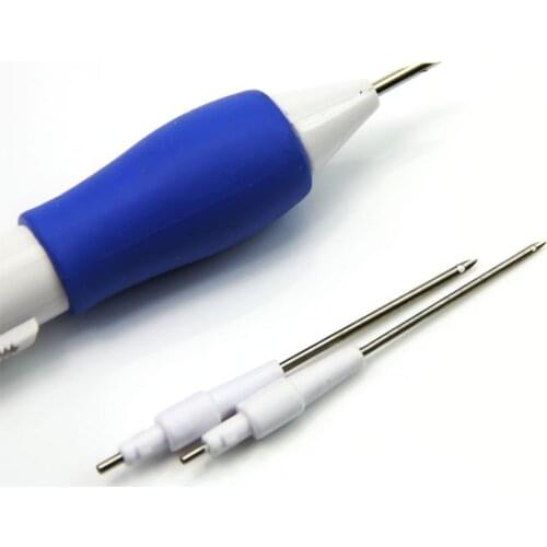 Hot White+Blue Three Sized Embroidery Stitching Punch Needle Punching Punch Needle Tool Set