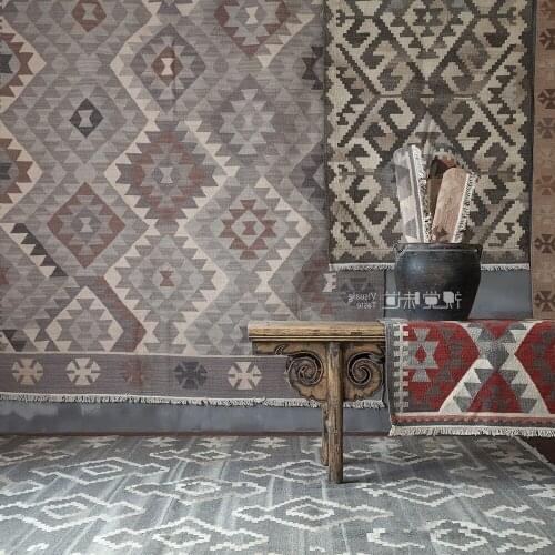 India Kilim Carpet Turkey Nation Wind Charm Geometry Northern Europe Modern Concise Carpet