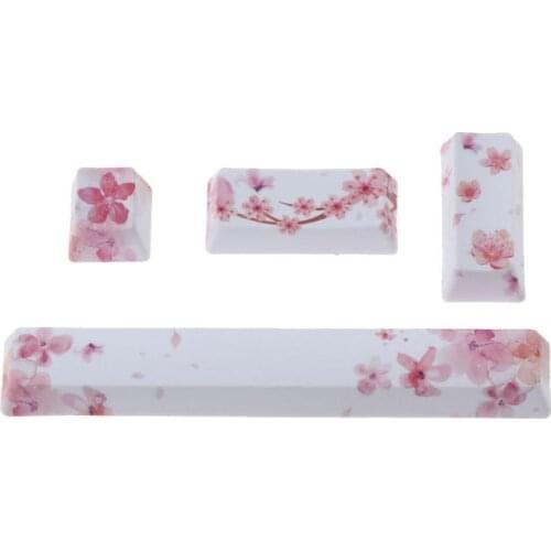 SpaceBar Keycap PBT Five Sides Dye-Subbed Spacebar 6.25U Cherry Profile Space Bar Keycap for MX Mechanical Keyboard