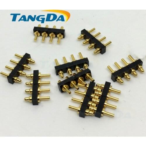 Tangda pogo pin connector 10*7.1*2.5 mm Current pin Battery pin spacing 2.5mm (PH) 4p antenna A