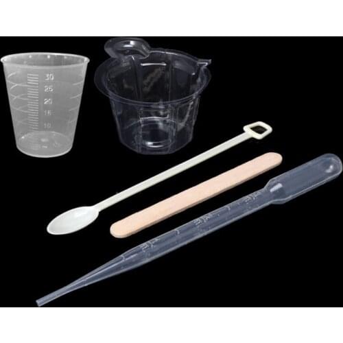 DIY Epoxy Resin Molds Jewelry Making Tool Kit With Stirrers Droppers Spoons Cups