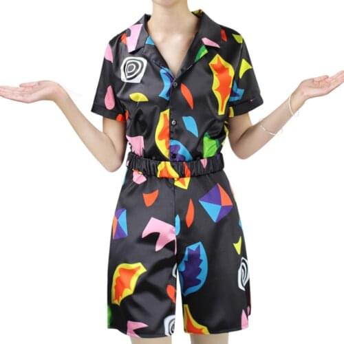 Eleven women Cosplay Costumes Stranger Things 3 adult Halloween Costumes girl Top Womens Halloween Costume T-shirt belt suit