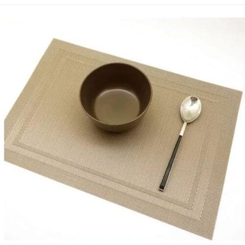 Placemat Pvc Dining Table Mat Disc Pads Bowl Pad Coasters Waterproof Table Cloth Pad Slip-resistant Pad