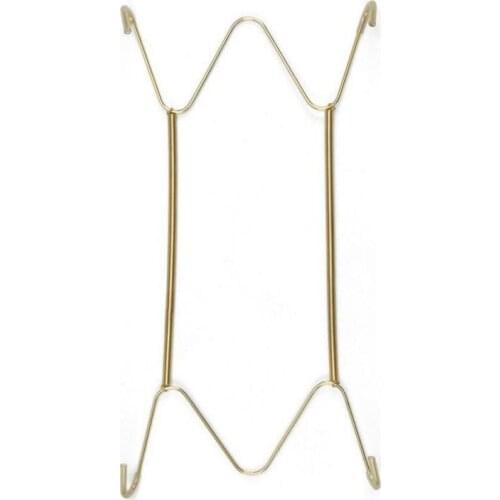 Plate Dishes Stainless Steel Hanger Spring Plates Holder Hook Wall Mount Adapter Home Decoration JW