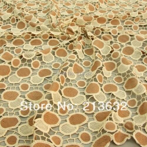 POs7 -39 water soluble embroidery fabric textile foreign trade sales of luxury fashion embroidery cloth wholesale Pure organza